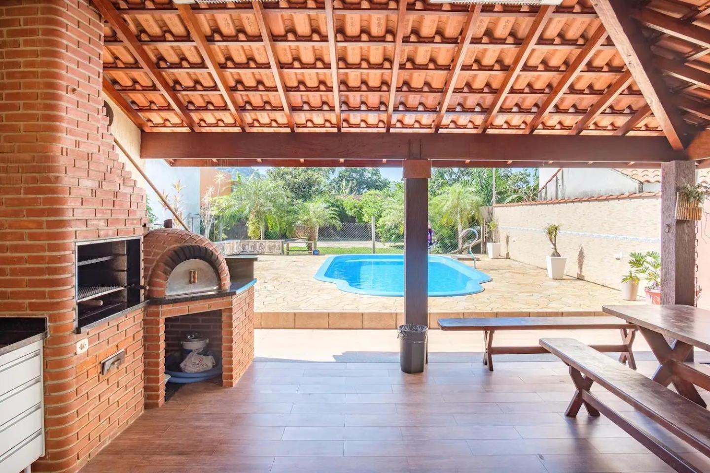 Paraiso Do Alexandre Para 15 Hospedes Caraguatatuba Esterno foto
